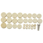 33Pcs Buffing Wheel Kit for Rotary Tool (3mm)