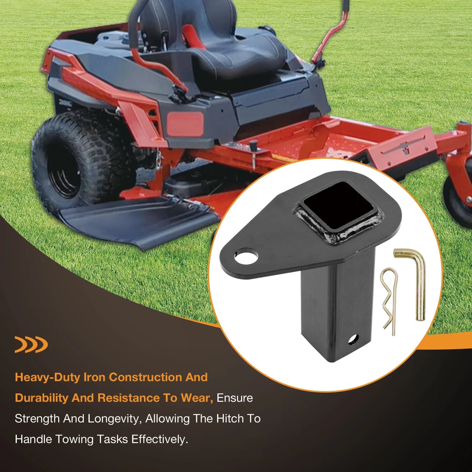 Trailer Hitch Kit for Toro Timecutter Z & Lawn Boy ZTR Mower