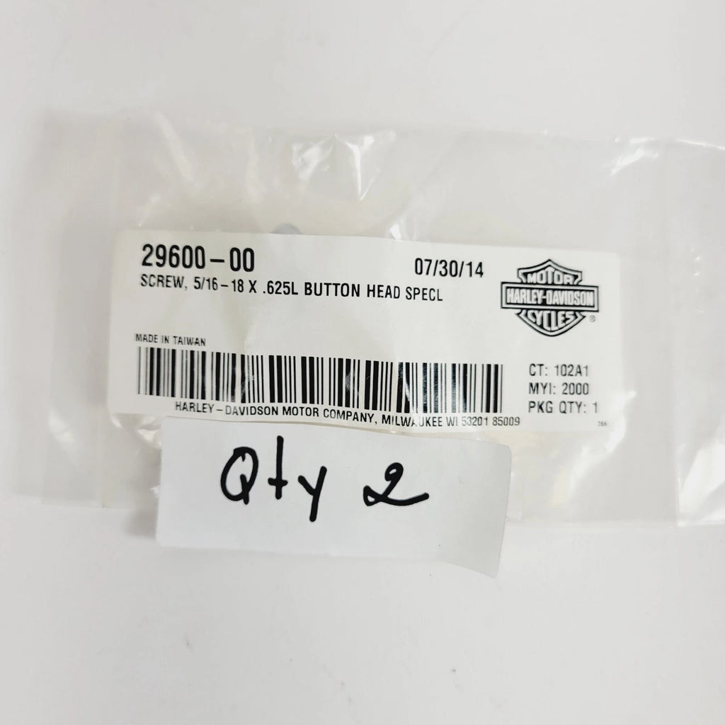 Air Cleaner Bolt 5/16"-18 x 5/8" for Harley Davidson Milwaukee (OEM 29600-00)