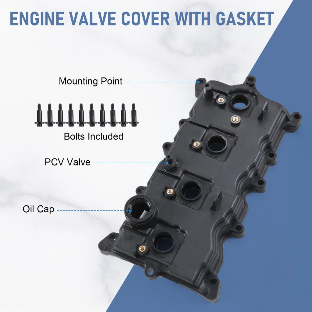 Valve Cover Set with Gasket & Bolts for Nissan Altima Sentra 2007–2012