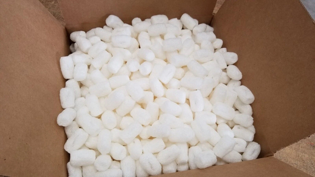 Eco-Friendly Biodegradable Packing Peanuts (1 Cubic Foot)