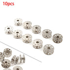Set of 10 Metal Large Bobbins for Juki DNU-241, DNU-1541, DNU-1541S