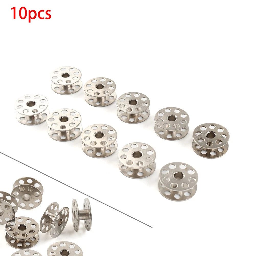 Set of 10 Metal Large Bobbins for Juki DNU-241, DNU-1541, DNU-1541S