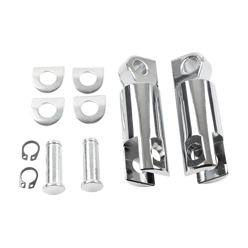 Pair Male Mount Foot Peg Extensions for Harley Sportster, Touring, Softail, Dyna
