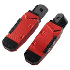 Rear Passenger Footrests Foot Pegs Pedal Pads for Yamaha YZF R1 R6 (2015–2023) Red