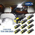 T10 168 2825 194 LED License Plate Light Bulbs for CANBS (6500K)