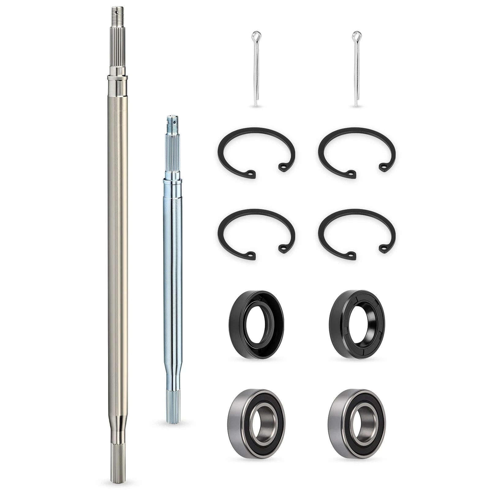 Rear Axle Shaft with Bearing Seal Kit for EZGO Golf Cart (1994–2013)