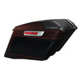Saddlebag Speaker Lid for Harley Road Glide (2014–2023) Midnight Crimson/Vivid Black