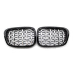 Honeycombe Mesh Front Bumper Grille for BMW E39 5-Series (1999-2003)