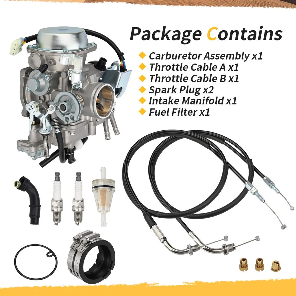 Carburetor & Throttle Cable Intake Manifold for Honda VTX1300S VTX1300R (2003–2007)