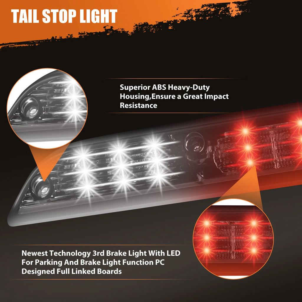 LED Third Brake Light for Ford F150 (2015-2018) Chrome Housing