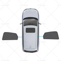 2X Rear Car Window Sun Shades for Mazda CX-30 (2019–2025) UVA Protection