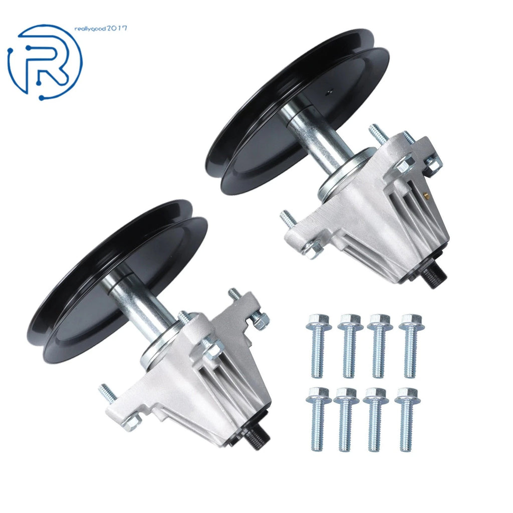 Set of 2 Spindle Assembly for Cub Cadet MTD ZT1 ZTS1-46 (618-09395, 618P09395)