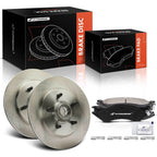 Front Disc Brake Rotor & Ceramic Pad Set for Ford F-150 (2000–2003)