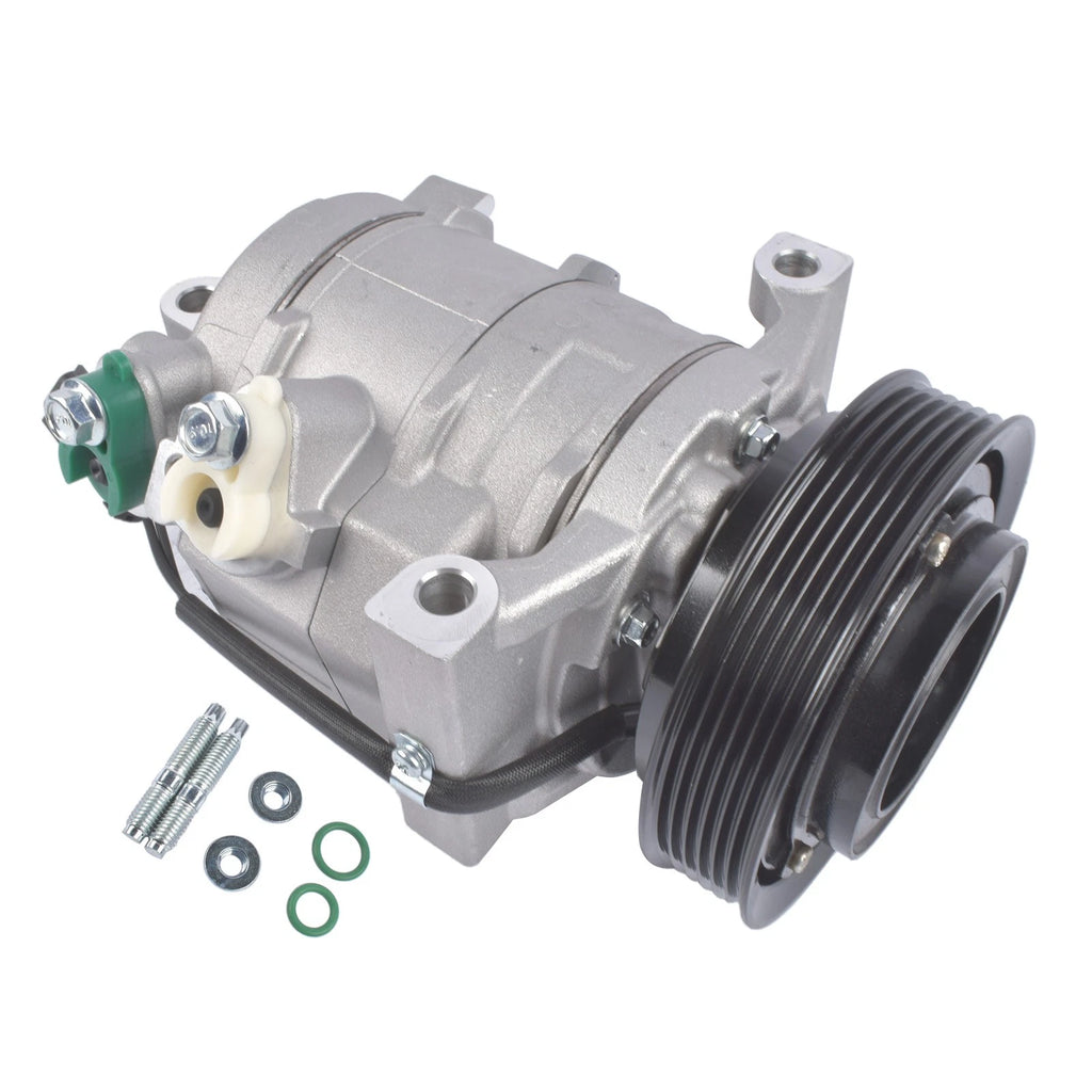 A/C Compressor w/ 6-Groove Pulley for Dodge Ram 1500 2500 3500 (2009–2023) 55111442AG