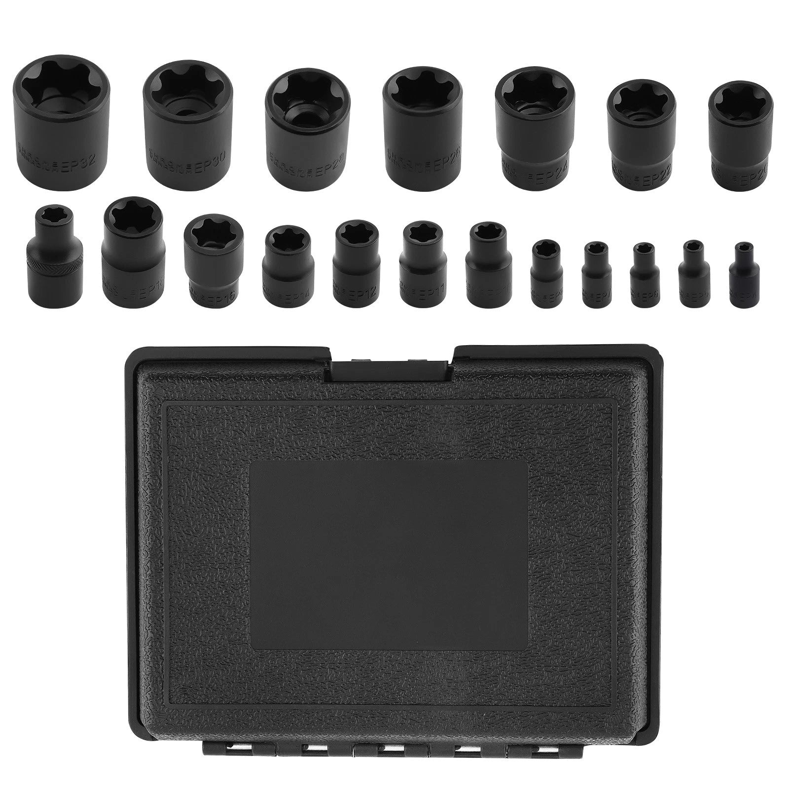 19 PC External Plus Socket Set for (EP4, EP5, EP6, EP7, EP8, EP10)