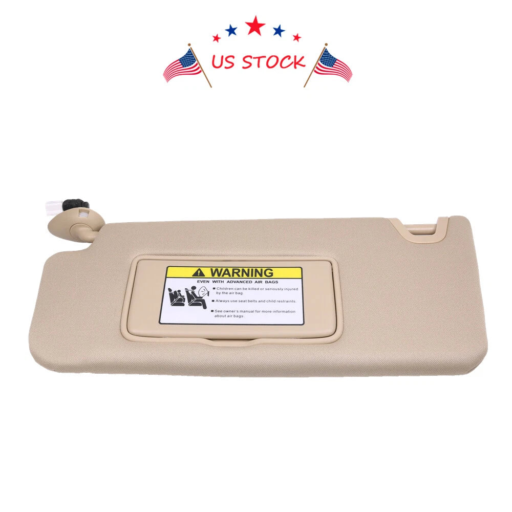 Left Driver Side Sun Visor for Honda Accord (2008-2012) with Mirror