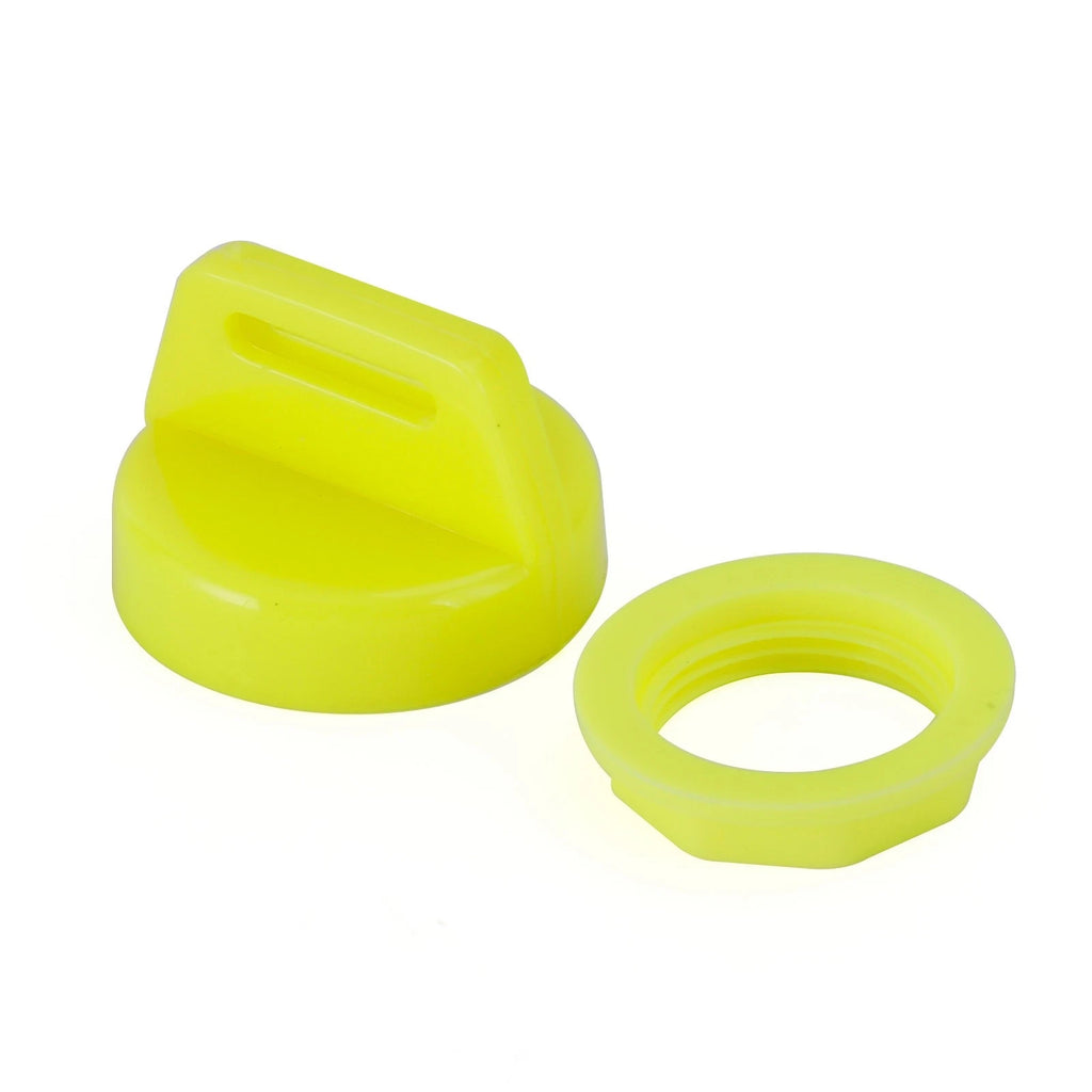 Yellow Ignition Key Cover with Nut for Polaris RZR XP 1000 900 800 Ranger Sportsman (2014–2023)
