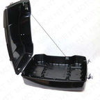 Unpainted Black Tour Pak Trunk for Harley Touring (1997–2008)