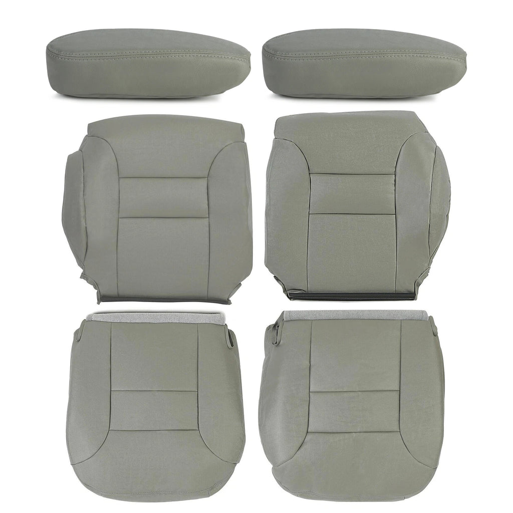 Set of 2 Seat Covers for 95-99 Chevy Tahoe (Front Bottom/Top)
