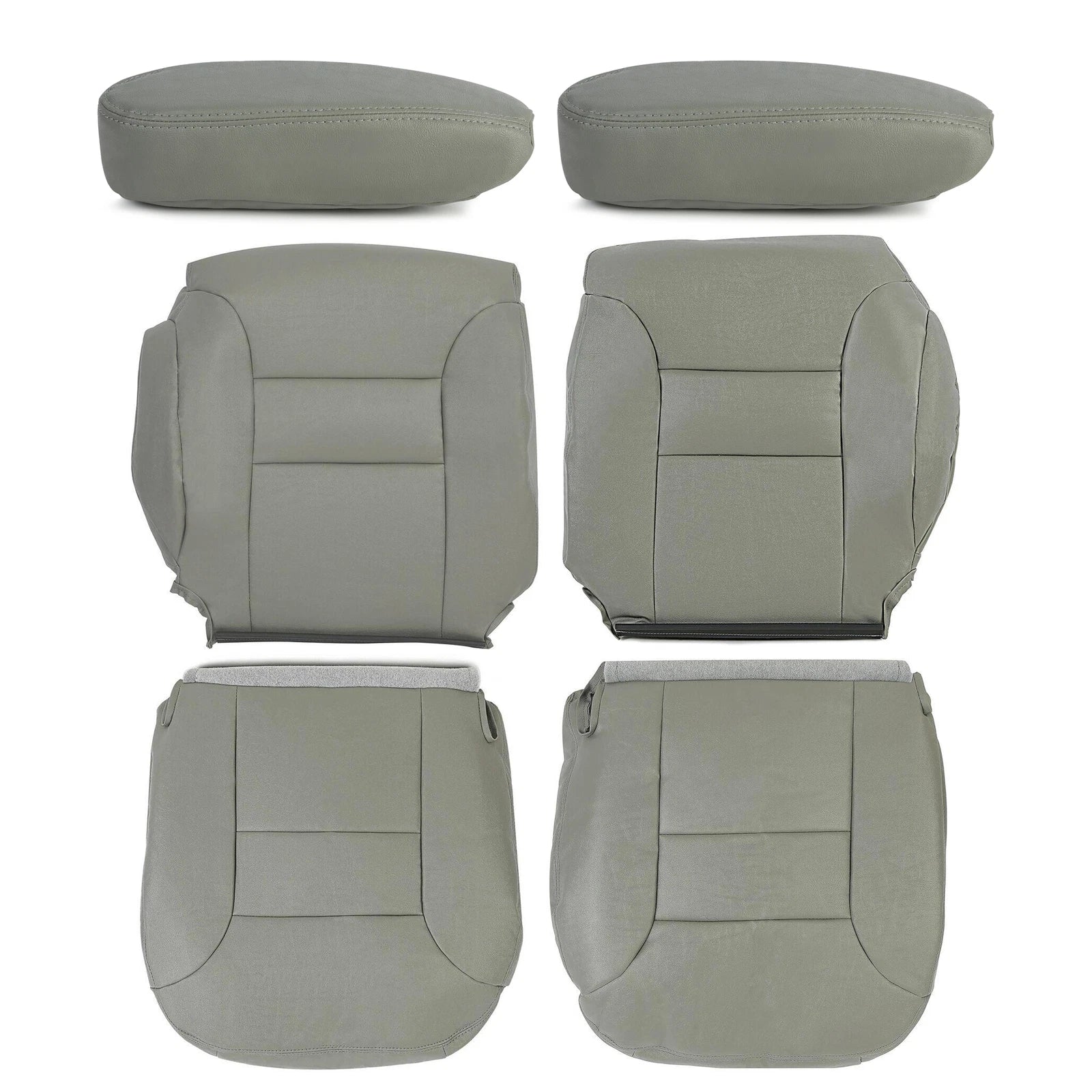 Set of 2 Seat Covers for 95-99 Chevy Tahoe (Front Bottom/Top)