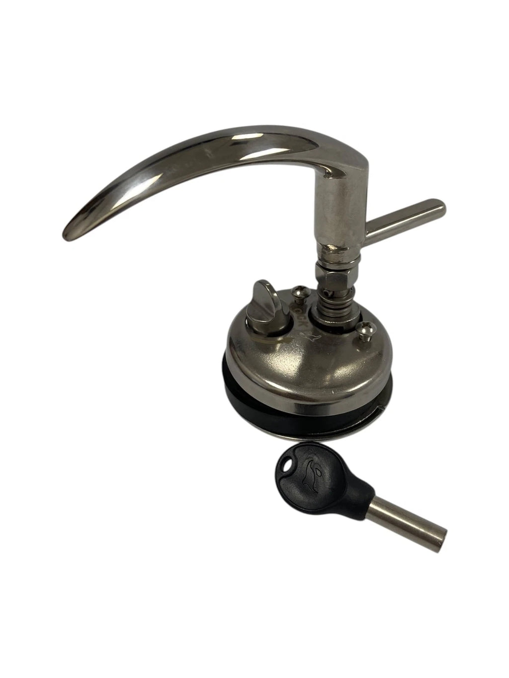 Face 2 9/16" Locking Privacy Door Compression Latch w/key for Marine Town (0407843)