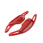Red Steering Wheel Paddle Shifter Extensions for Chevrolet Camaro Corvette