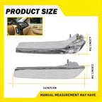 Set of 4 Silver Inner Door Handles for GMC Sierra 2500 HD 3500 HD (2014)