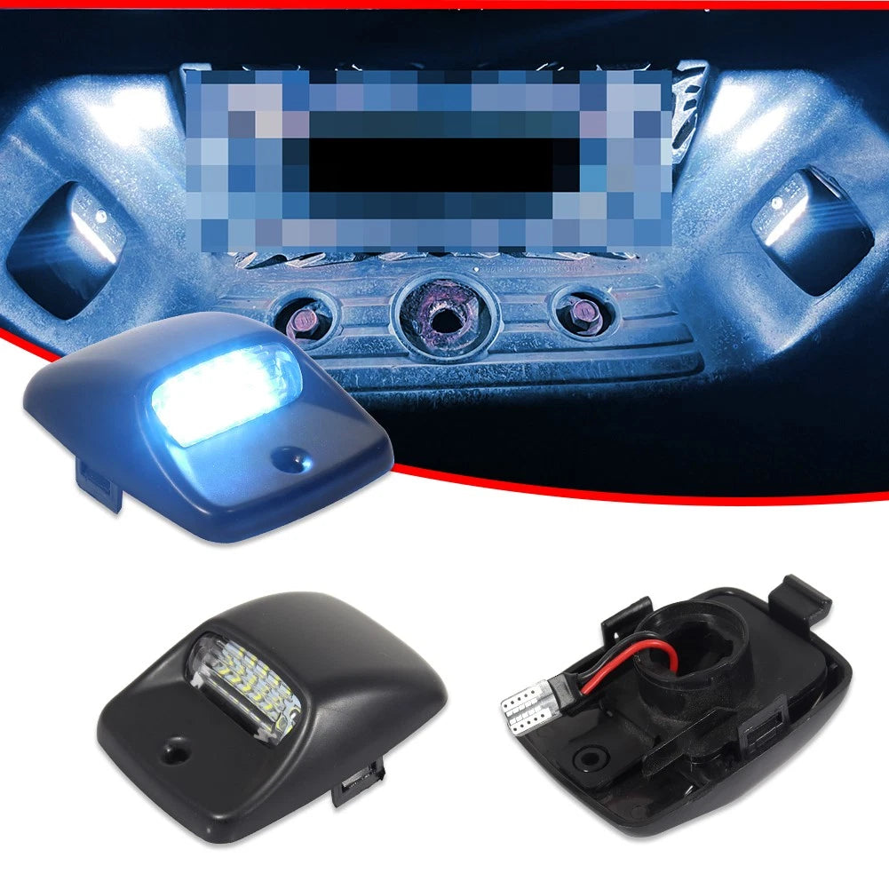 2X Ice Blue LED License Plate Lights for Toyota Tacoma (2005–2015) & Tundra (2000–2013)