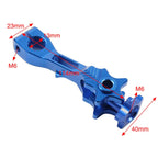 Black Aluminum Motorcycle Rear Brake & Clutch Levers for Dirt Bike