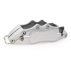 3D Style Car Disc Brake Caliper Covers for Universal Silver (M)