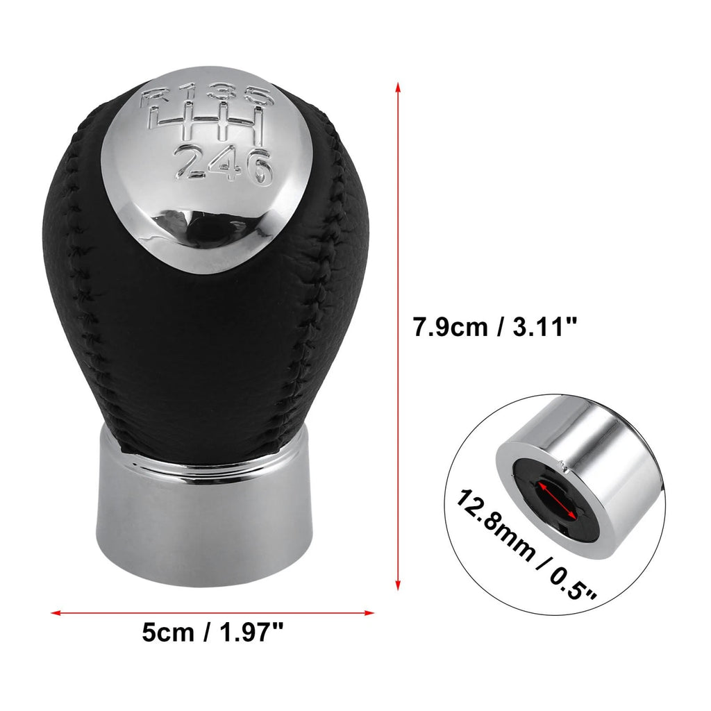 6 Speed Manual Gear Shift Knob Black for Mazda 3 5 6 323 626 RX8 (2000–2023)
