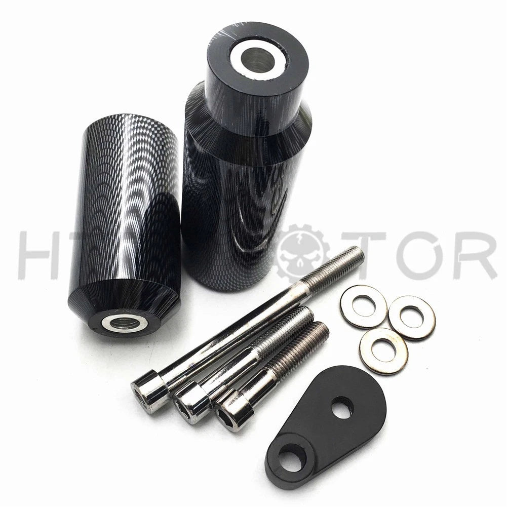 No-Cut Carbon Frame Sliders for Kawasaki Ninja ZX6 ZX6R ZX6RR (2005–2006)