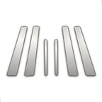 Chrome Pillar Cover Set 6pc Replacement for Hyundai Genesis (2009–2014)