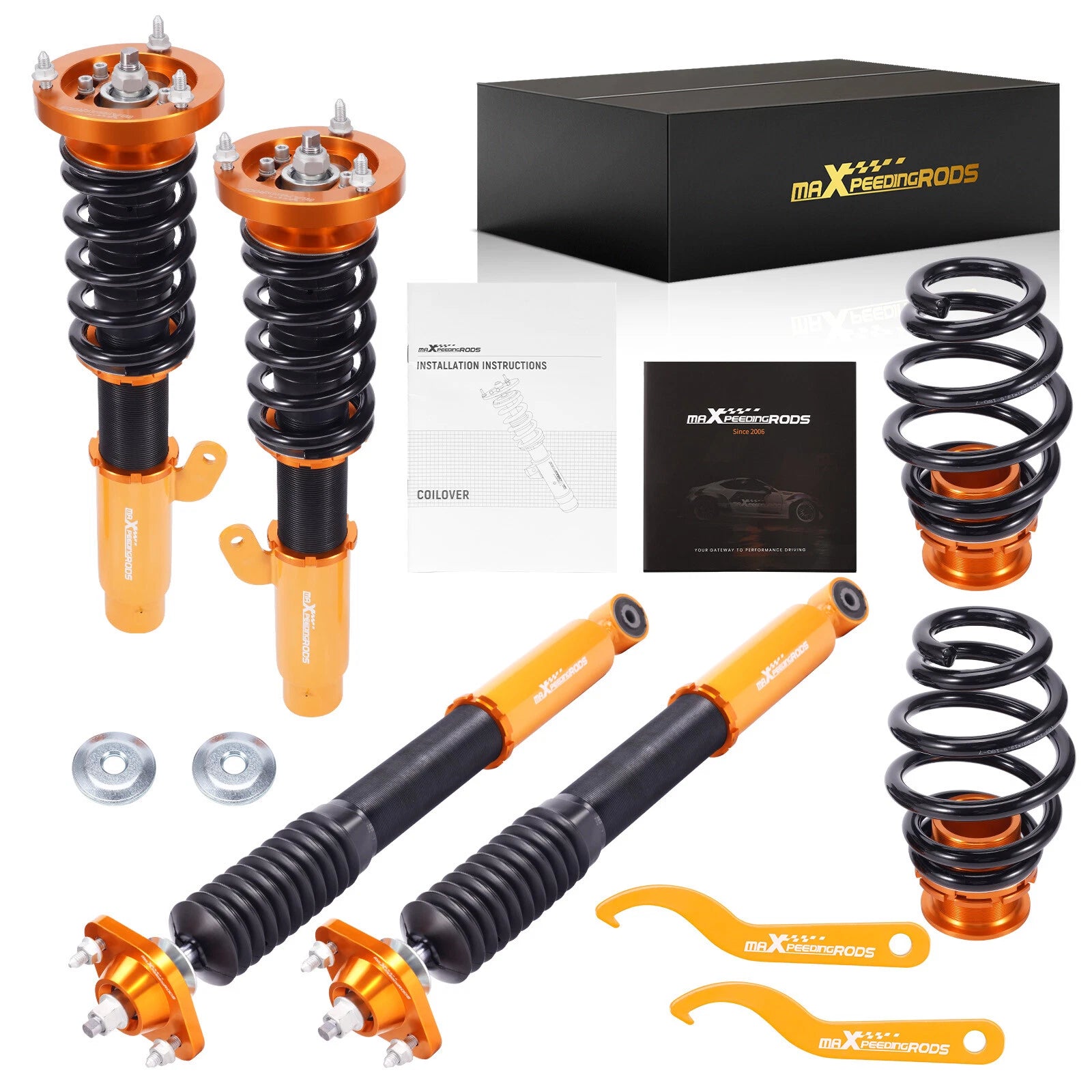 Coilovers for BMW E46 325i 330i (1998–2005) Adjustable Height Suspension Kit