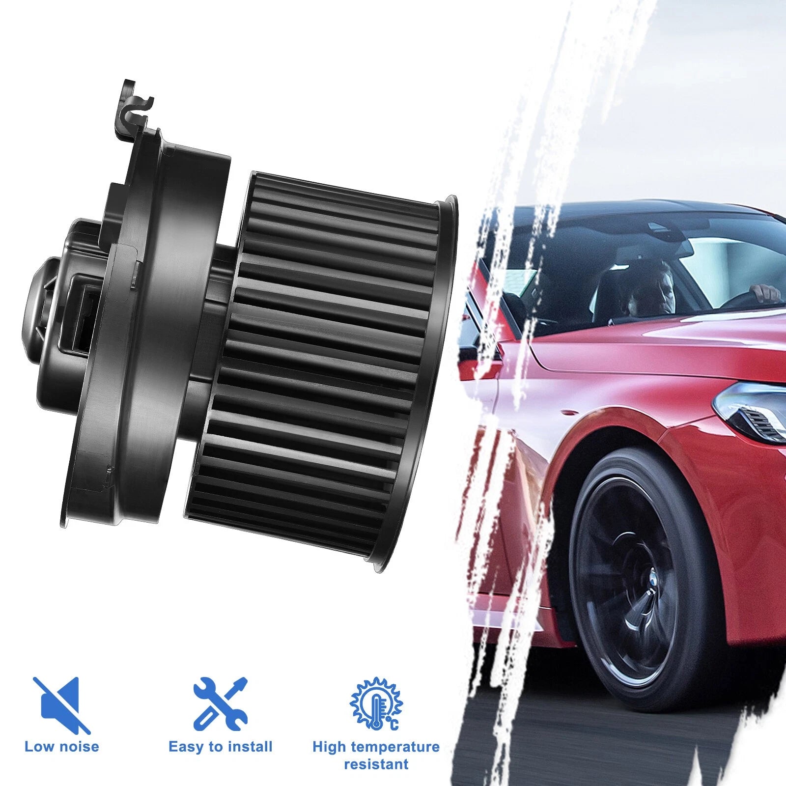 Front AC Heater Blower Motor w/Fan for Nissan Sentra (2007–2012), Rogue (2008–2013) 700253