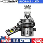 2X NOVSIGHT 9004 LED Headlight Bulbs 60000LM 6500K for Jeep