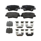 Set of 4 TRW Pro Rear Ceramic Brake Pads for Hyundai Accent Azera Elantra, Kia Optima Rio Soul