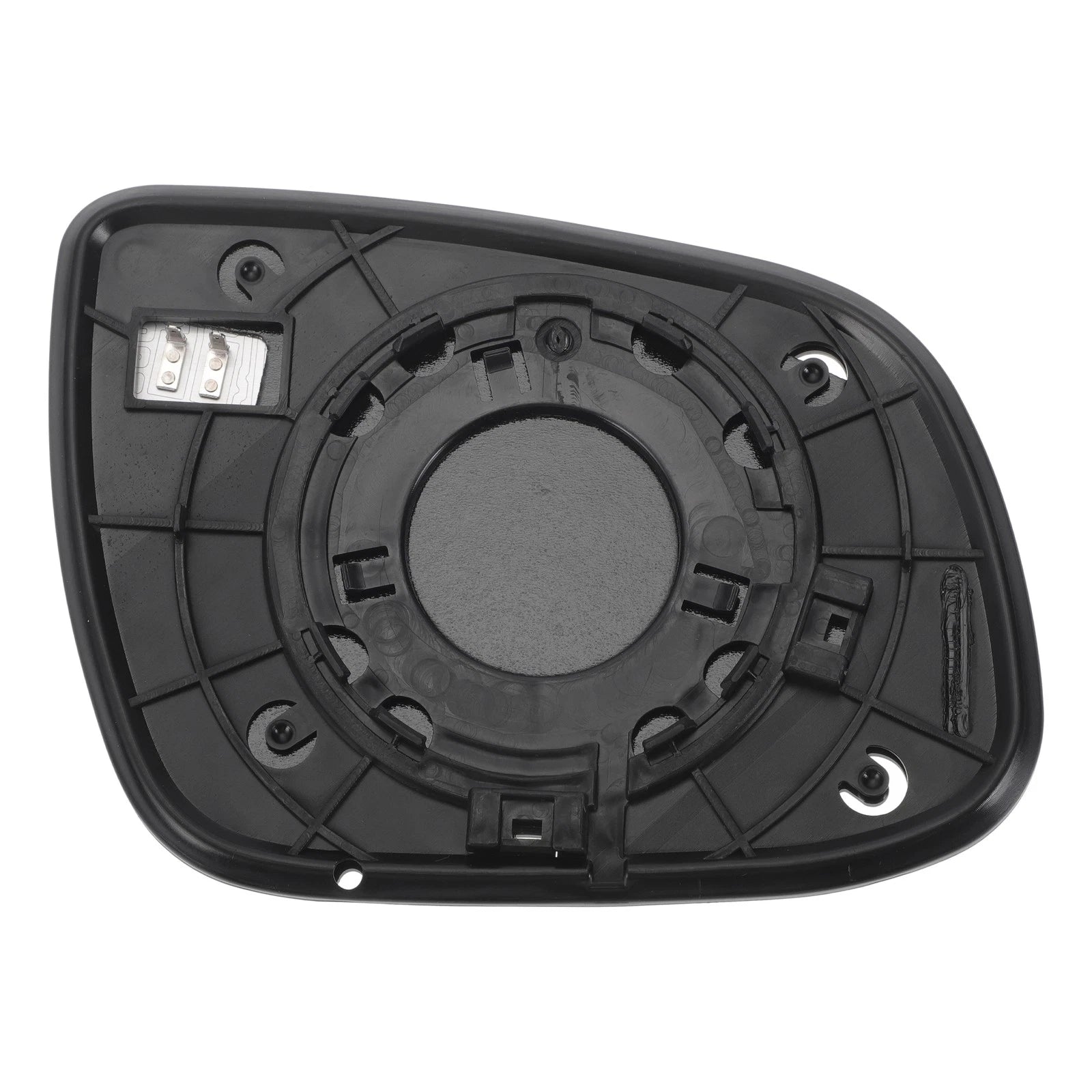 Heated Left Side White Mirror Glass for KIA Rio (2010–2012)