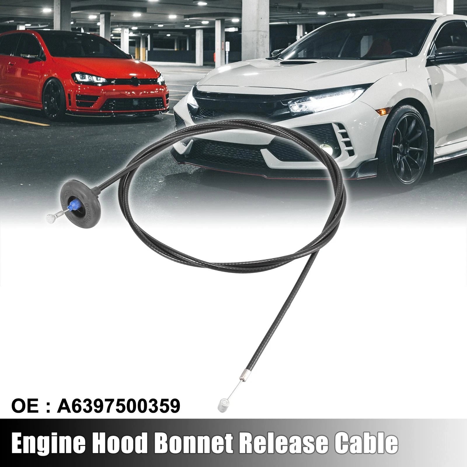 A6397500359 Engine Hood Release Cable for Mercedes-Benz Vito Viano (2003–2014)