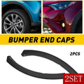 Set of 2 Front Bumper End Caps for Toyota RAV4 (2016–2018) Textured