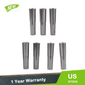 Set of 7 MT2 Round Chuck Collets for Morse Taper Machines (1/8" - 1/2")