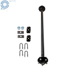 2000lbs Axle for Boat Utility Trailer (58" Hub Face, 5 Lug)