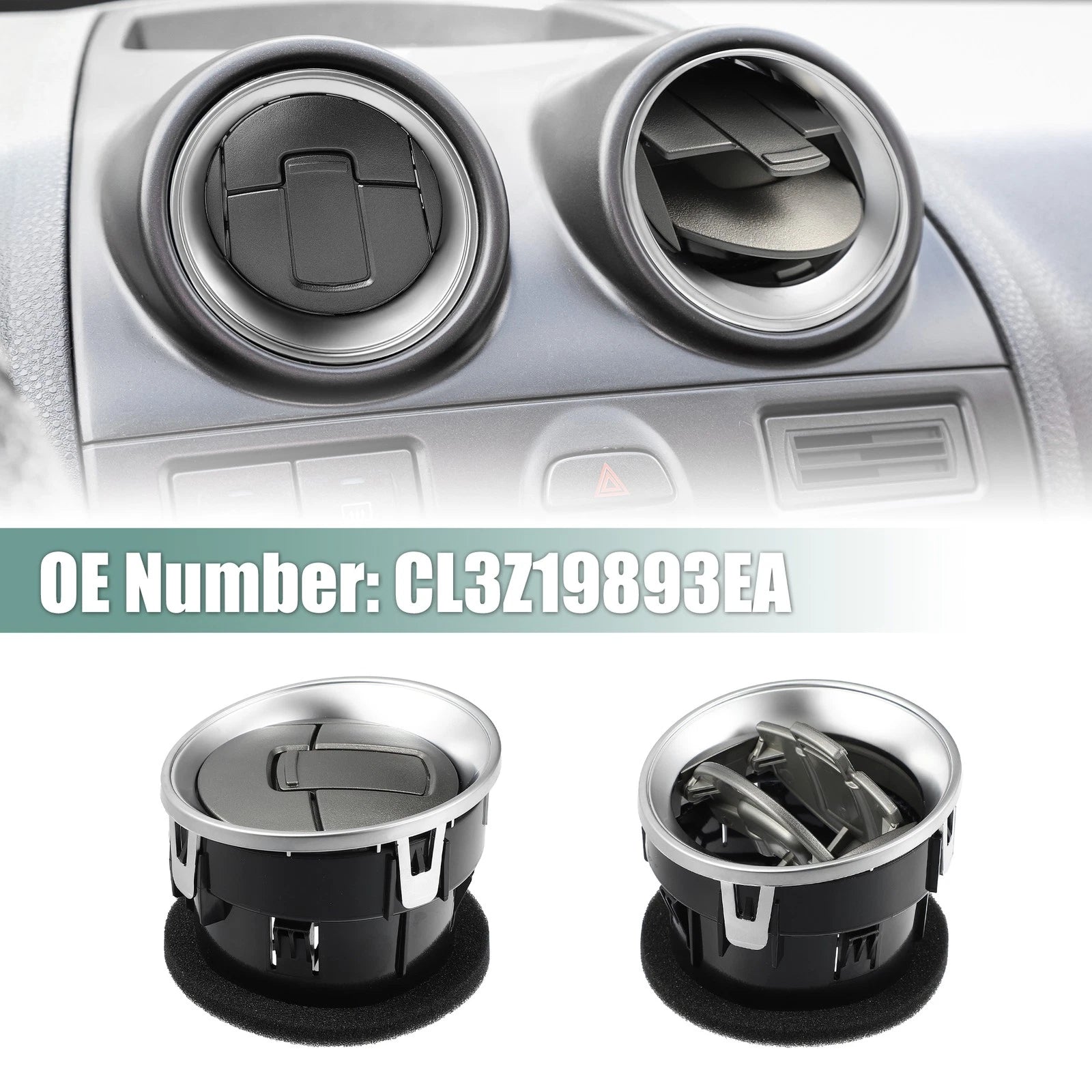 Set of 4 AC Heater Air Vents CL3Z19893EA for Ford F-150 (2012–2014)