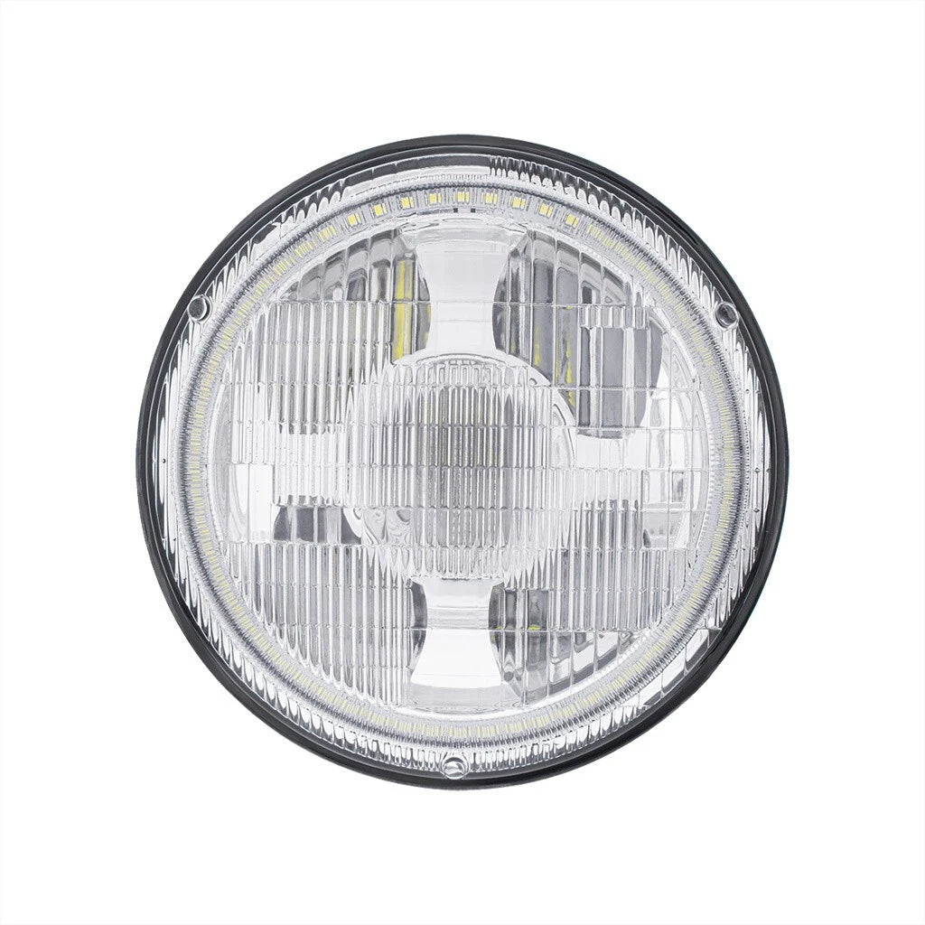 LED Headlights Pair Dual Function Halo for Ford Ranger (2011–2018)