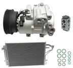 A/C Compressor W Condenser Kit for Kia Forte 2.0L (2011–2018)