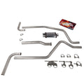 Dual Exhaust for Dodge Ram 1500 (2019–2025) 2.5" Cherry Bomb Salute Side E