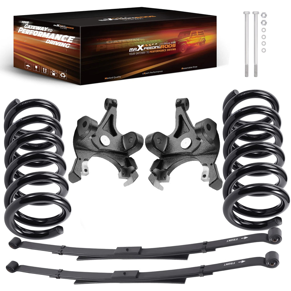4" Drop Springs Kit for Chevrolet Silverado C1500 GMC Sierra (1988–1998)