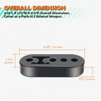 2X Muffler Exhaust Pipe Mount Bracket Hanger for Universal Applications