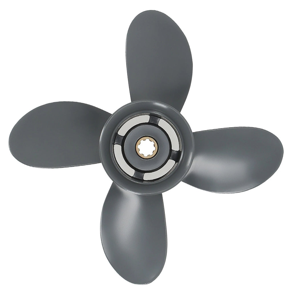 Aluminum Outboard Propeller for Honda BF9.9 Yamaha 9.9HP 10"-15HP (2008–2020)
